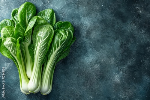 bok choy isolated kitchen table professional advertising food photography photo