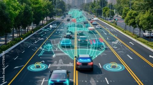 Integrated control system simulation and autonomous driving in smart city