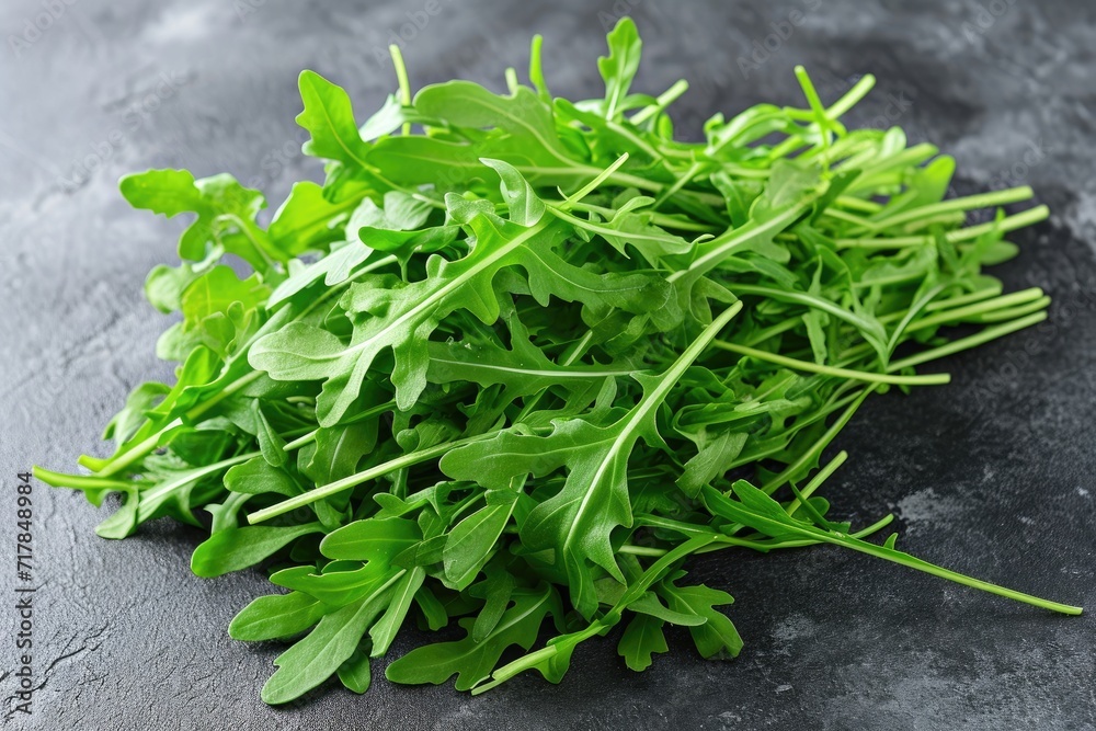 Arugula isolated kitchen table professional advertising food photography Arugula isolated kitchen table professional advertising food photography