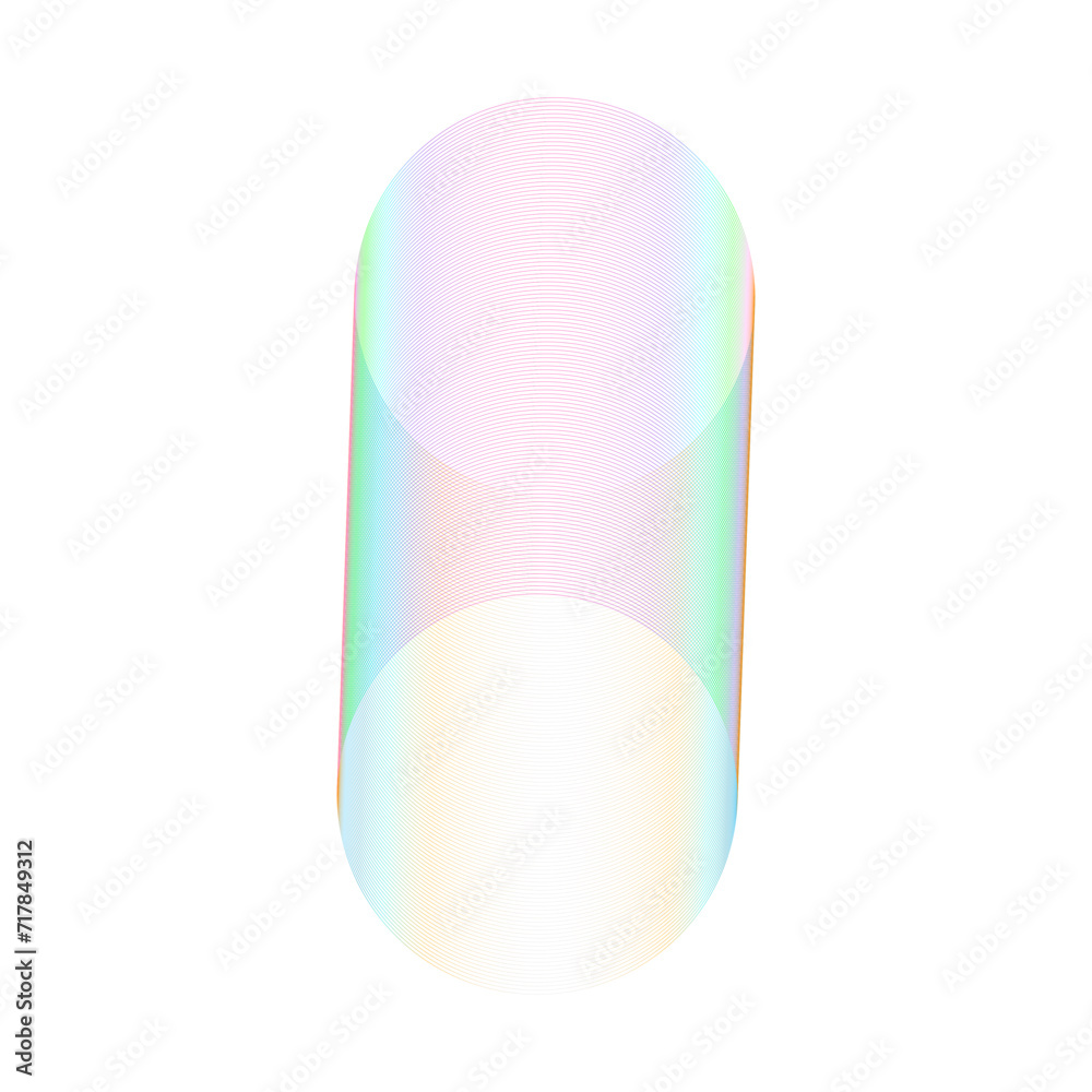 An abstract cut out transparent futuristic gradient streak design element. An abstract cut out transparent futuristic gradient streak design element.