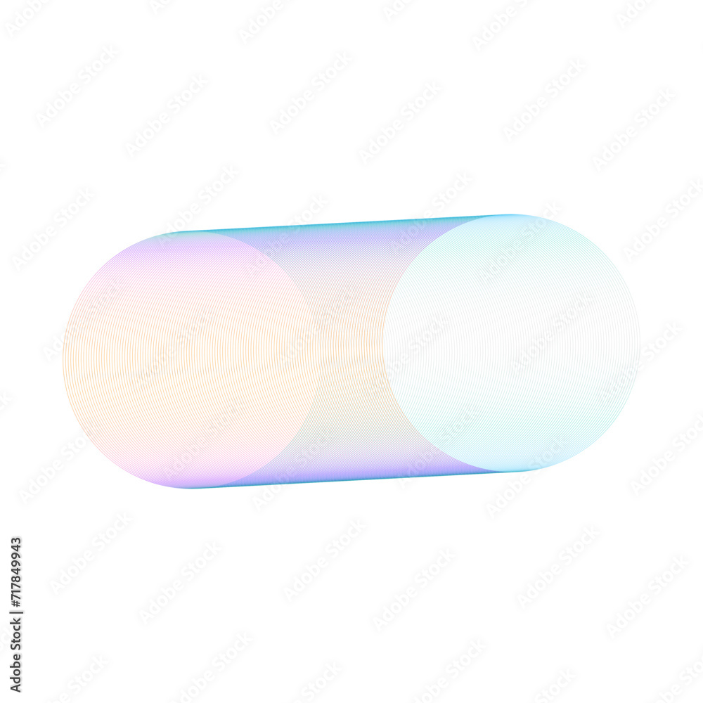 An abstract cut out transparent futuristic gradient streak design element. An abstract cut out transparent futuristic gradient streak design element.