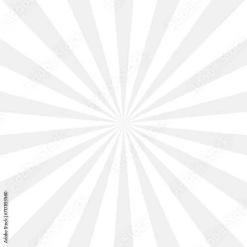 Abstract white ray star burst background
