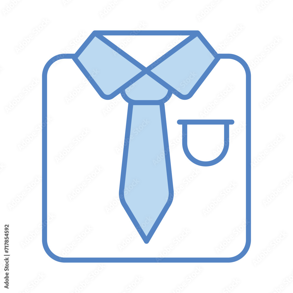 Uniform icon isolate white background vector stock illustration Uniform icon isolate white background vector stock illustration