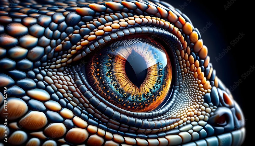 Naklejka premium Eye Close-Up