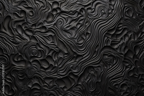 Black Metal Background Texture. Hyper Detailed and Darkly Atmospheric
