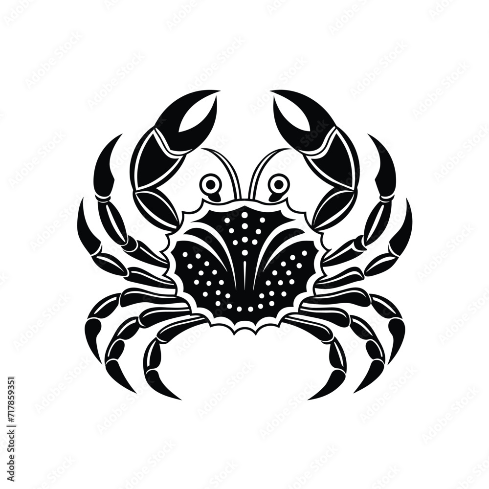 Fototapeta premium Crab graphic vector EPS