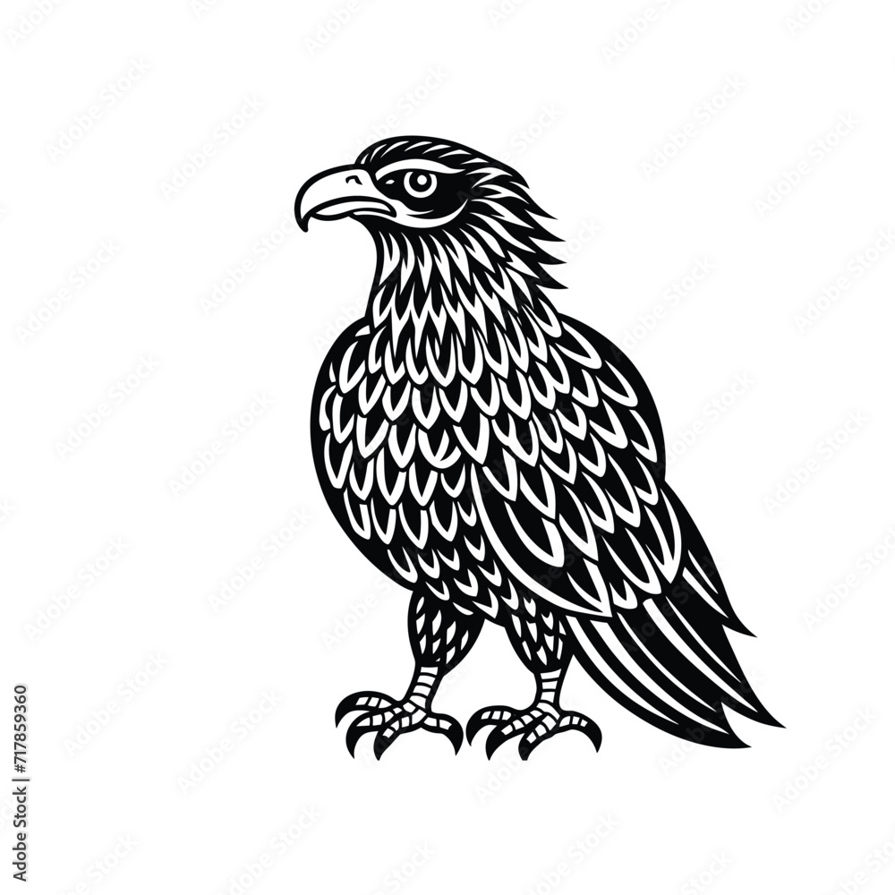 Obraz premium Eagle graphic vector EPS