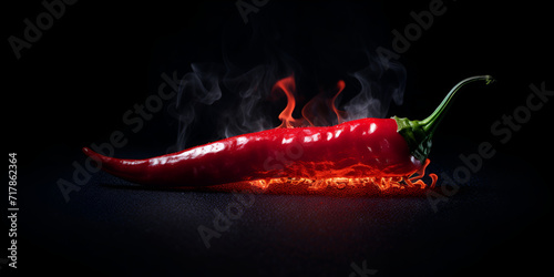 photo illustration of hot and smoky chili peppers