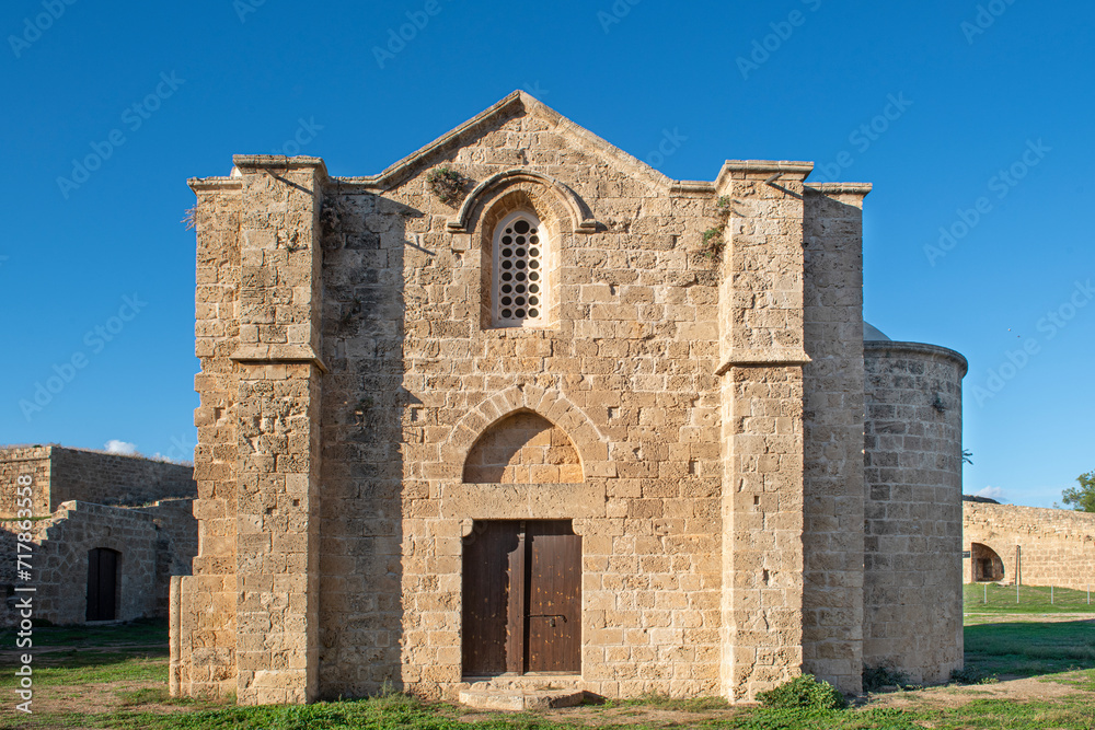 North Cyprus, Carmelite Church
Another of Famagusta's remarkable ruined churches from the Gothic period is the Church of St Mary of Carmel or the Carmelite Church.It was built in the 14 century.
