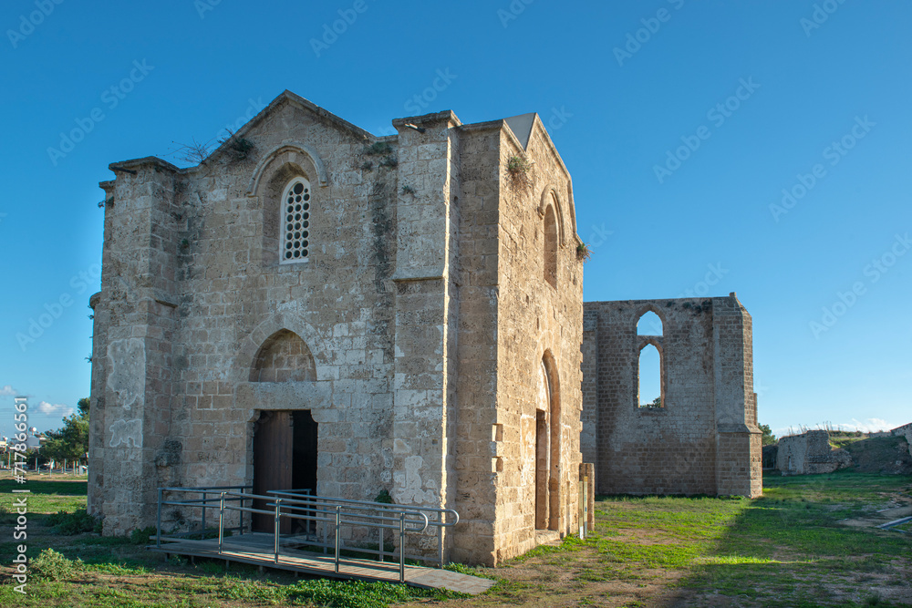 North Cyprus, Carmelite Church
Another of Famagusta's remarkable ruined churches from the Gothic period is the Church of St Mary of Carmel or the Carmelite Church.It was built in the 14 century.
