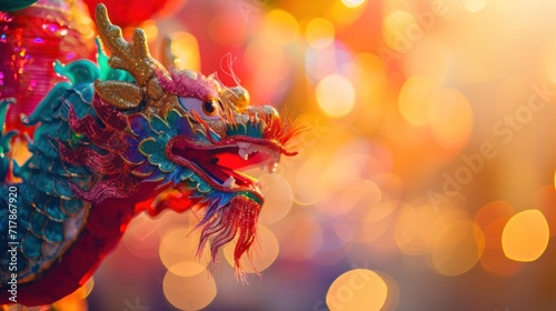 Dynamic Energy Photo Showcasing the Vibrant Spirit of Chinese New Year