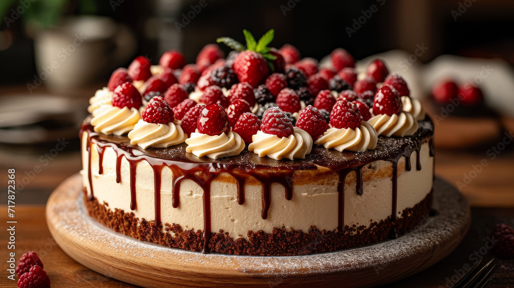 custom made wallpaper toronto digitalfreshly baked cake well decorated product photo