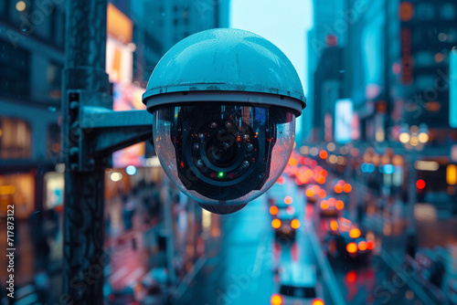 CCTV camera in the city