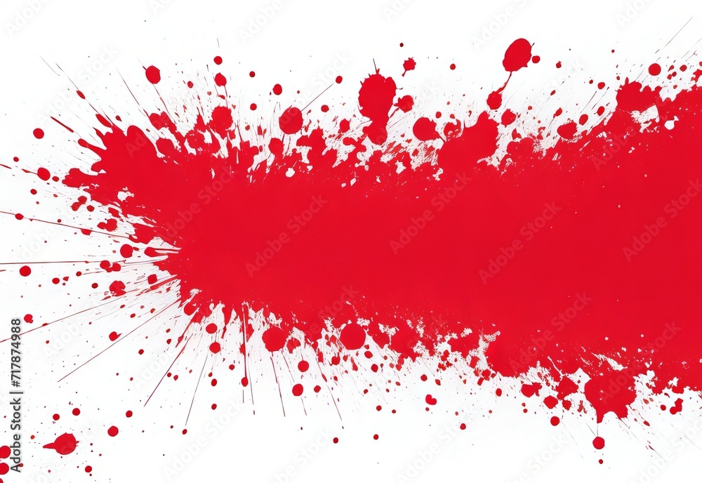 Obraz premium Red splatters abstract background premium vector