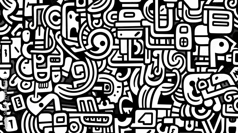 Cute graffiti art abstract background poster web page PPT, art background Cute graffiti art abstract background poster web page PPT, art background