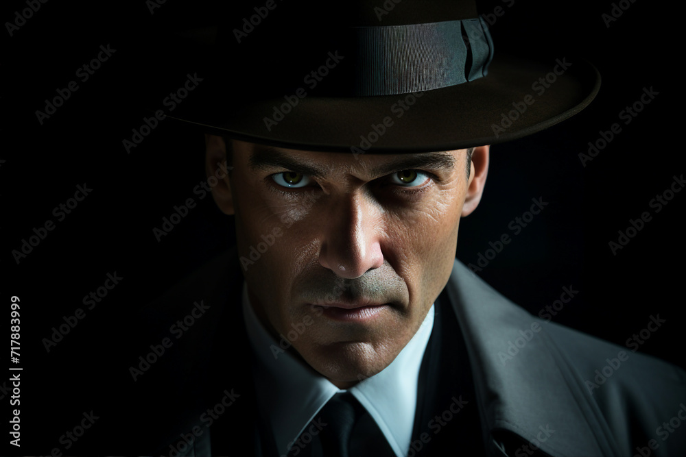 Old fashioned secret agent retro style woman man investigate criminal Generative AI motion picture movie Old fashioned secret agent retro style woman man investigate criminal Generative AI motion picture movie