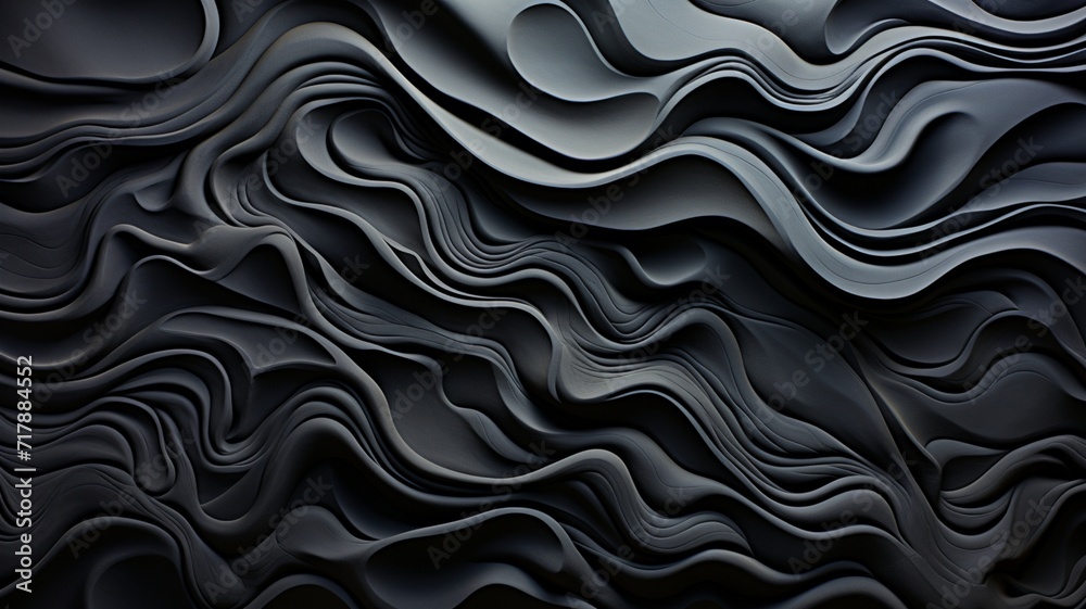 Fototapeta premium a black textured backdrop. Hyper-realistic