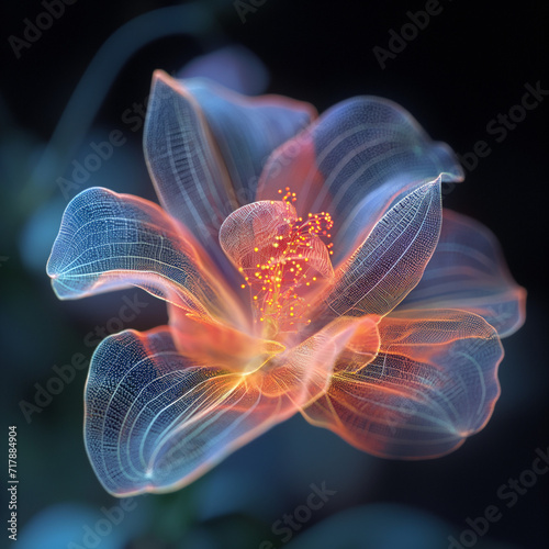 A beautiful flower X-rayed © Amir