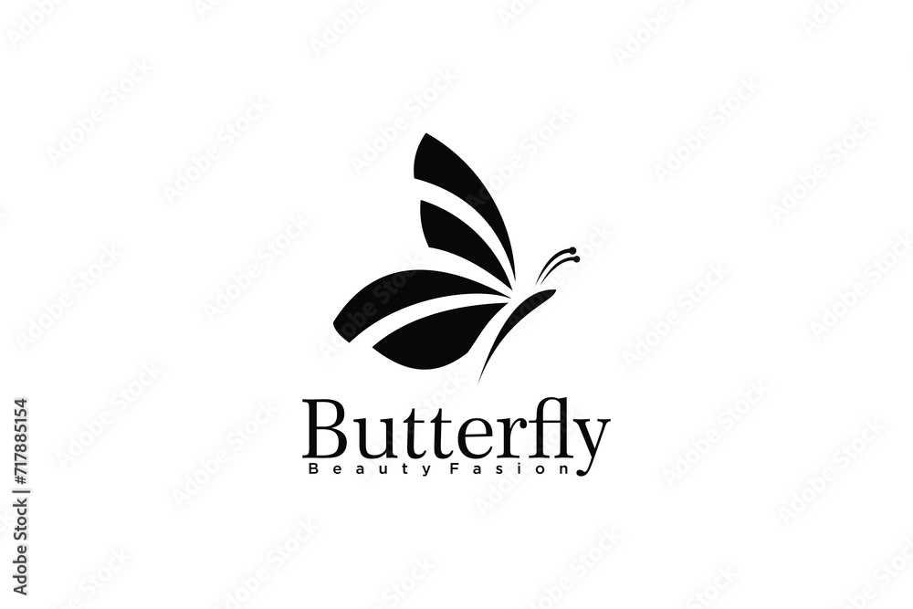 butterfly beauty logo design unique concept premium vector butterfly beauty logo design unique concept premium vector