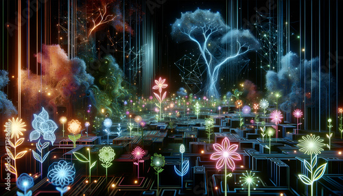 Neon Botanical Network