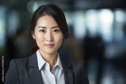 AI generated image of successful confident office worker seo boss big company leader