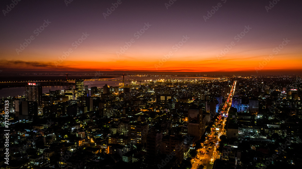 Maputo is the capital, and largest city of Mozambique. Located near the southern end of the country, it is within 120 kilometres of the borders with South Africa