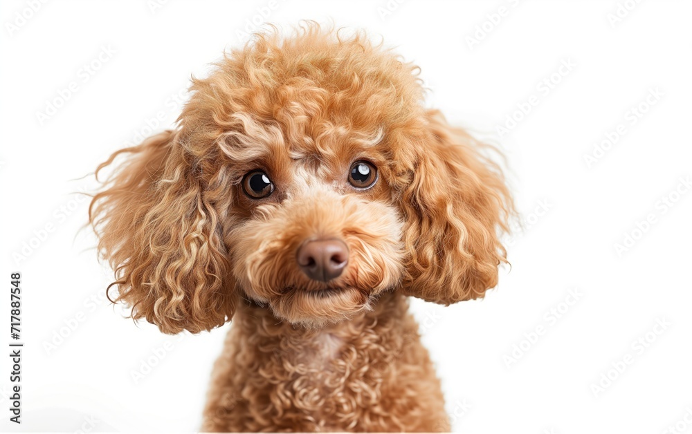 poodle dog isolated on white background poodle dog isolated on white background