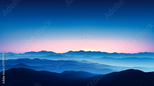 Scenic Mountain Landscape, Nature and Sky, Travel and Adventure, Beautiful Sunset View, Sunrise in the Alps, Colorful and Idyllic Outdoor Scene, Hiking and Tourism Concept © Rabbi