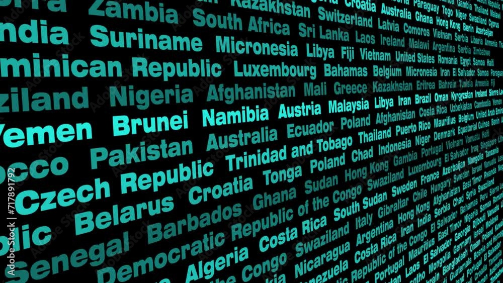 Black background showcases world cultural diversity and country names breaking news, travel inspiration, and dream destinations for exploration and tourism industry Black background showcases world cultural diversity and country names breaking news, travel inspiration, and dream destinations for exploration and tourism industry