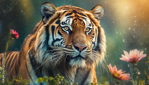 tiger in the jungle © Dorothy Art