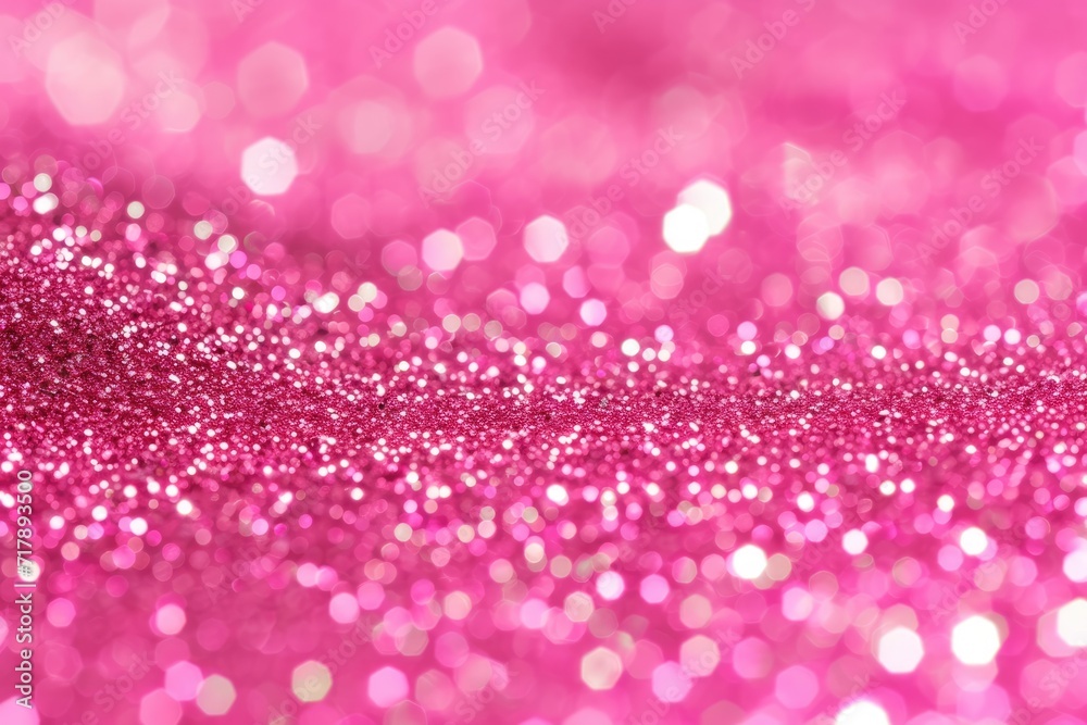 Valentine's day A full-frame image of sparkling pink glitter, creating a shimmering textured background that exudes playfulness and girly charm. Ai genrate Valentine's day A full-frame image of sparkling pink glitter, creating a shimmering textured background that exudes playfulness and girly charm. Ai genrate