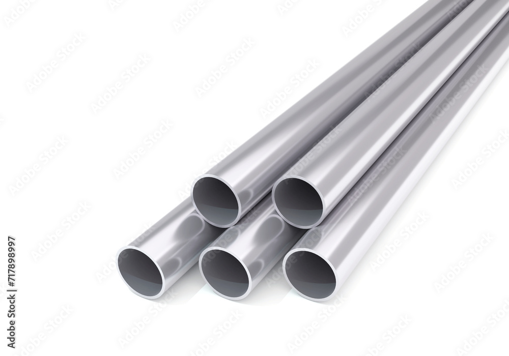stack of steel pipes stack of steel pipes