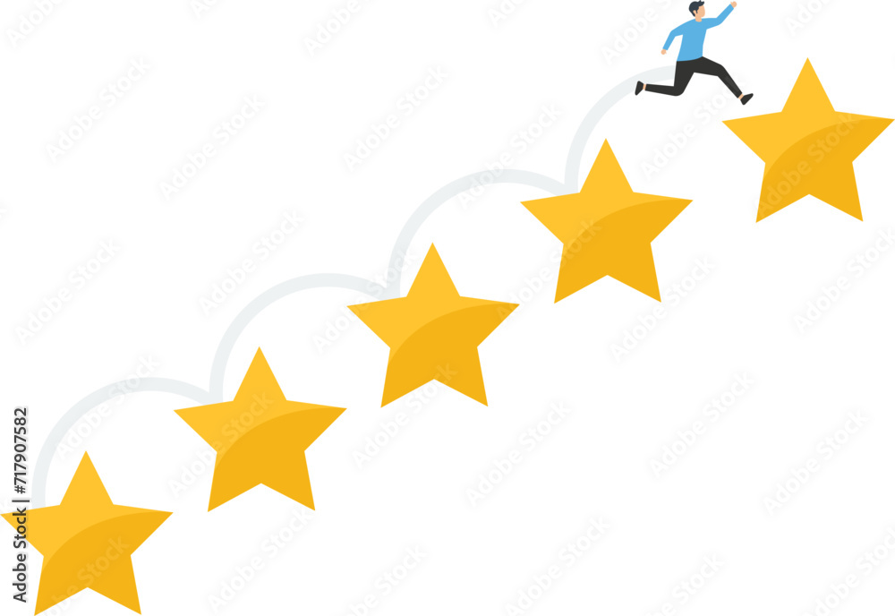 Growth strategy, career path development or growing business, employee training or improvement, job promotion concept
Growth strategy, career path development or growing business, employee training or improvement, job promotion concept