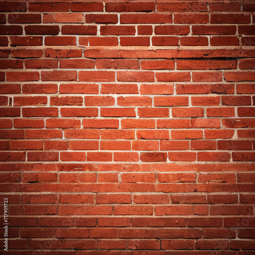 Grungy texture old red brick wall background minimalism