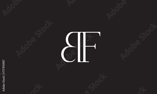 BF, FB, F, B Abstract Letters Logo Monogram 