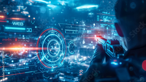 Illuminated and imaginative representation of war in Web 3.0 in the form of a computer game egoshooter