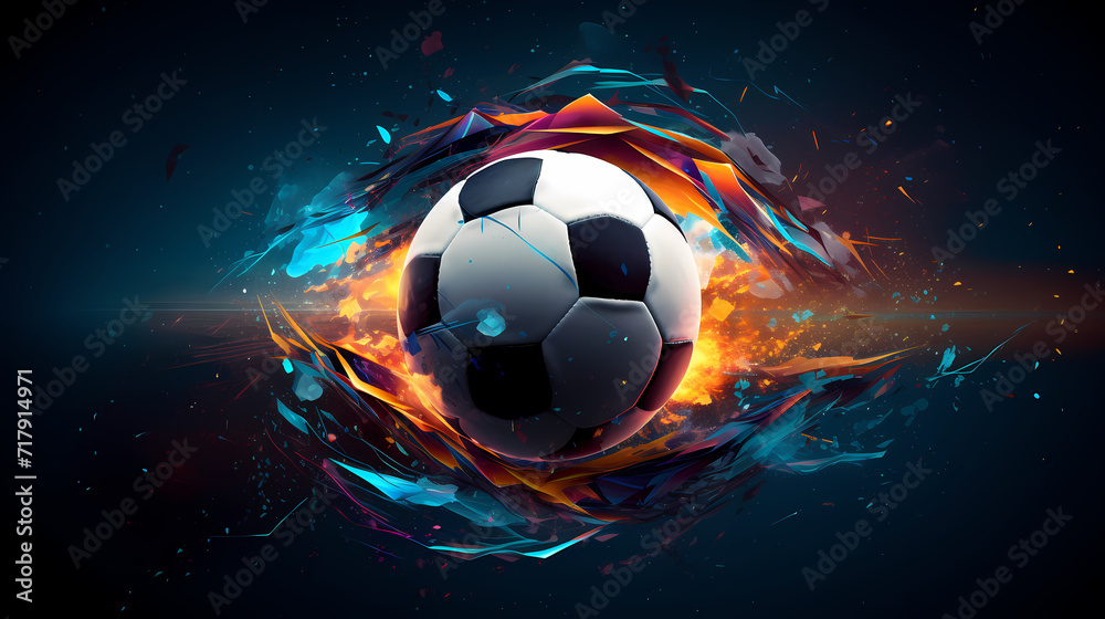Naklejka premium super bowl background, american football banner