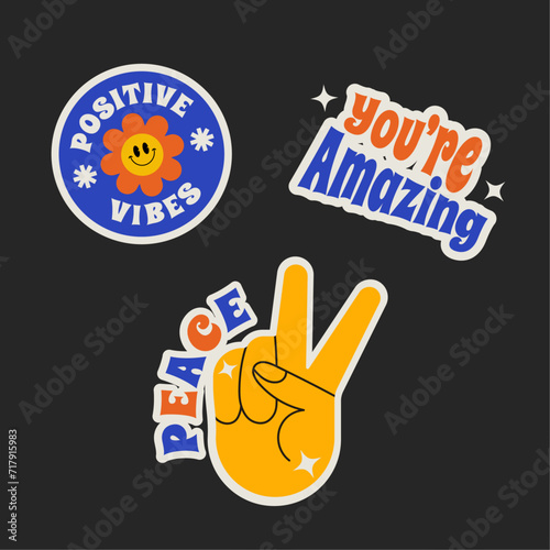 Retro Stickers