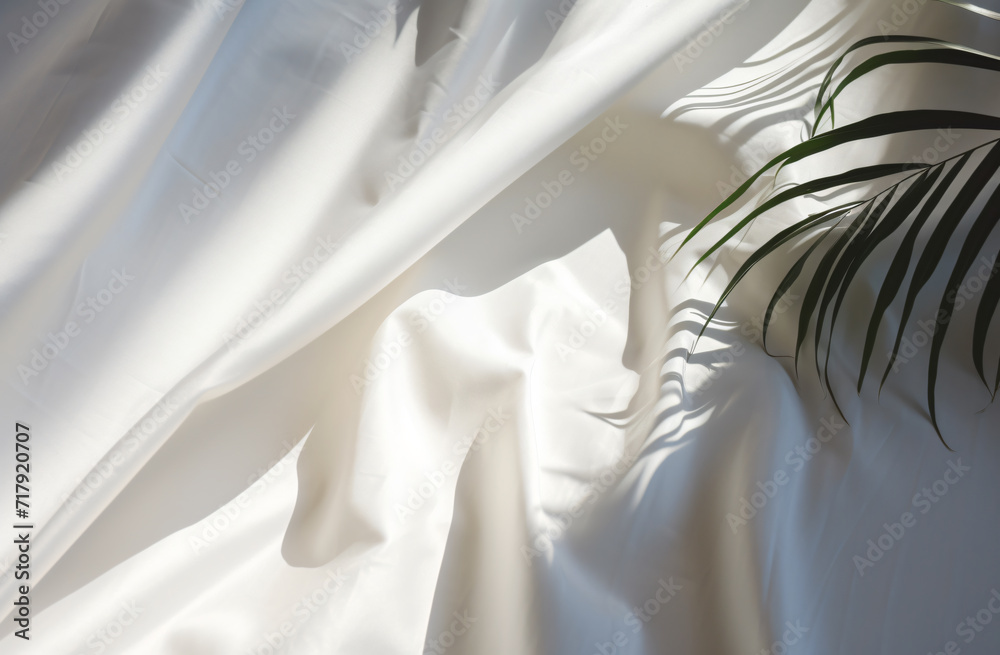 a shadow casting over a white fabric, blurred, highly detailed foliage, photorealistic compositions, striped, soft-focus, contrasting shadows a shadow casting over a white fabric, blurred, highly detailed foliage, photorealistic compositions, striped, soft-focus, contrasting shadows