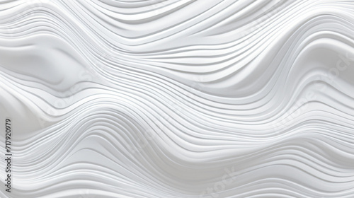 a white, wavy background, ceramic, accurate topography, soft-edged