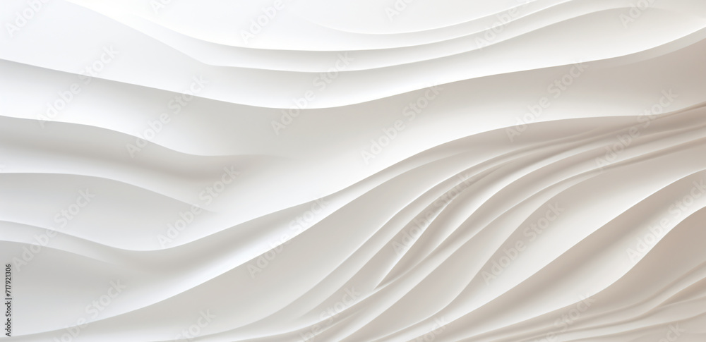 Obraz premium a white, wavy background, ceramic, accurate topography, soft-edged
