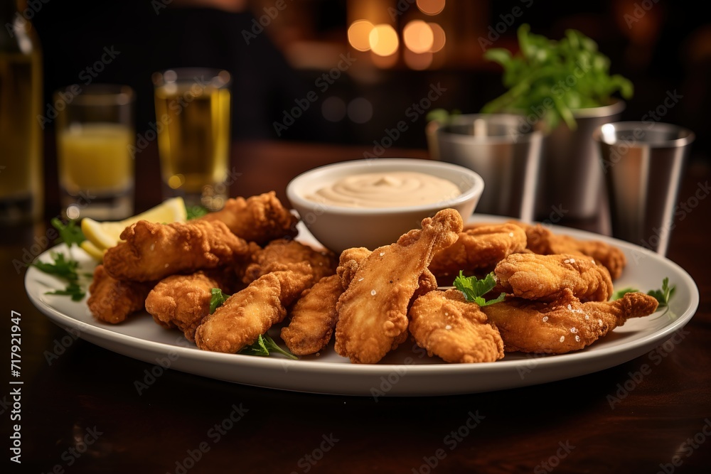 fried chicken tenders with dipping sauce fried chicken tenders with dipping sauce