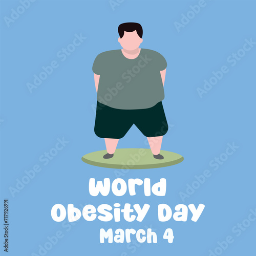 World Obesity Day vector design perfect for the celebration of the day.
