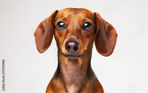 Dachshund dog isolated on white background © RMedia