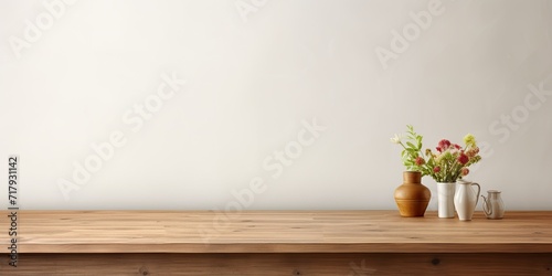 Kitchen table with empty space