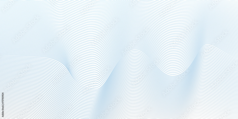 Abstract blend blue wave line science and technology futuristic blue waves curve lines banner background design. Vector illustration. Modern music, template abstract design flowing particles wave. Abstract blend blue wave line science and technology futuristic blue waves curve lines banner background design. Vector illustration. Modern music, template abstract design flowing particles wave.