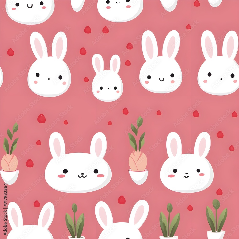 set of easter rabbits set of easter rabbits