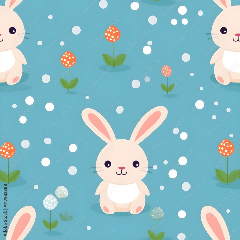 Bunny seamless pattern Bunny seamless pattern