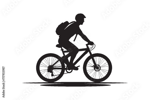Bicycle black silhouette vector. New bicycle silhouette, bicycle silhouette vector, bike silhouette simple, bicycle silhouette clip art, © CraftStudio99