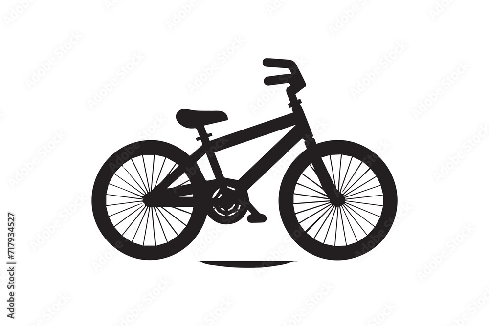 Bicycle black silhouette vector. New bicycle silhouette, bicycle silhouette vector, bike silhouette simple, bicycle silhouette clip art,